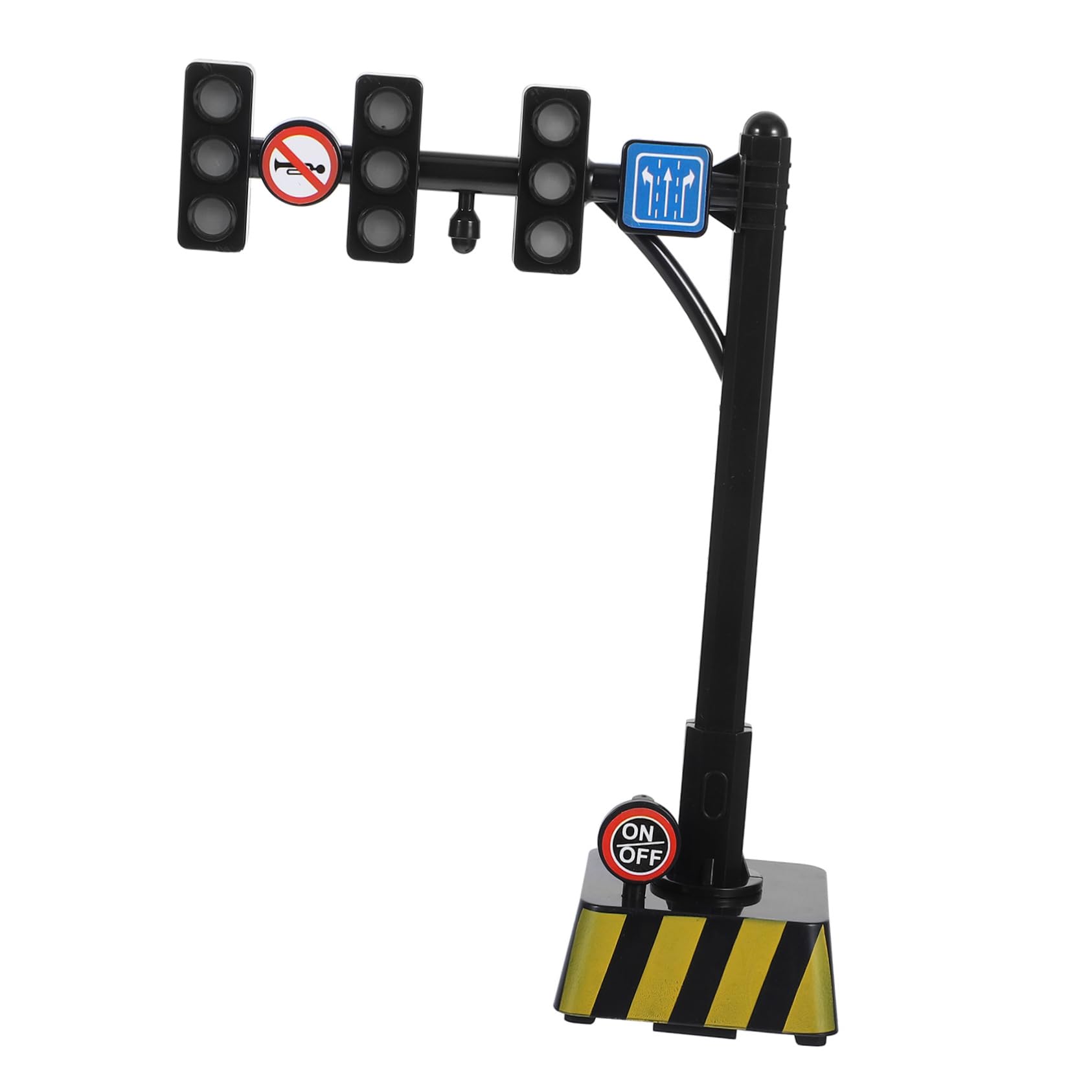 Lurrose Feu De Panneaux De Signalisation pour Les Enfants Jouets De Road Trip pour Enfants Feu Stop pour Salle De Classe Artisanat De De Plastique Black