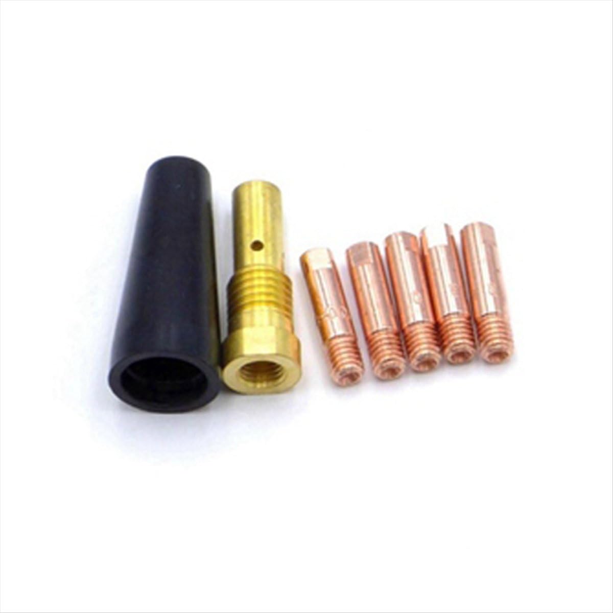 Sankaka 7Pcs/Set Gasless Nozzle Tips For Fc90 Flux-Cored Wire Feed 0.9Mm Mig Welder Welding Tools