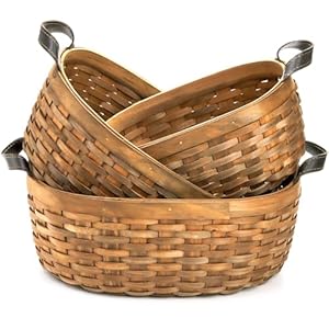 Elsjoysetof3woodwovenbreadbasketswithhandleshandmadewoodenharvestbasketswickerfruitbasketforservingrusticrattanwovenpicnicbasketforkitchenhomedecor Urban Country Home Decor Elsjoy set of 3 wood woven bread baskets with handles handmade wooden harvest baskets wicker fruit basket for serving rustic rattan woven picnic basket for kitchen home decor urban country home decor