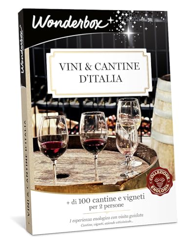 WONDERBOX - Cofanetto Regalo - Vini & Cantine d'Italia -...