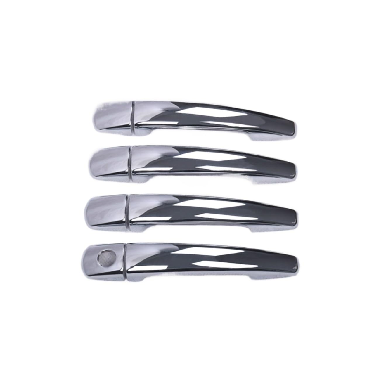Trxjjvm Silver For Citroen C4 (2004-2010) For Picasso C6 (2005-2010) Car Door Handle Cover Trim Sticker Styling Car Exterior Door Handle(Silver)