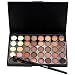 Creazy Cosmetic Matte Eyeshadow Cream Makeup Palette Shimmer Set 40 Color+ Brush Set (A)