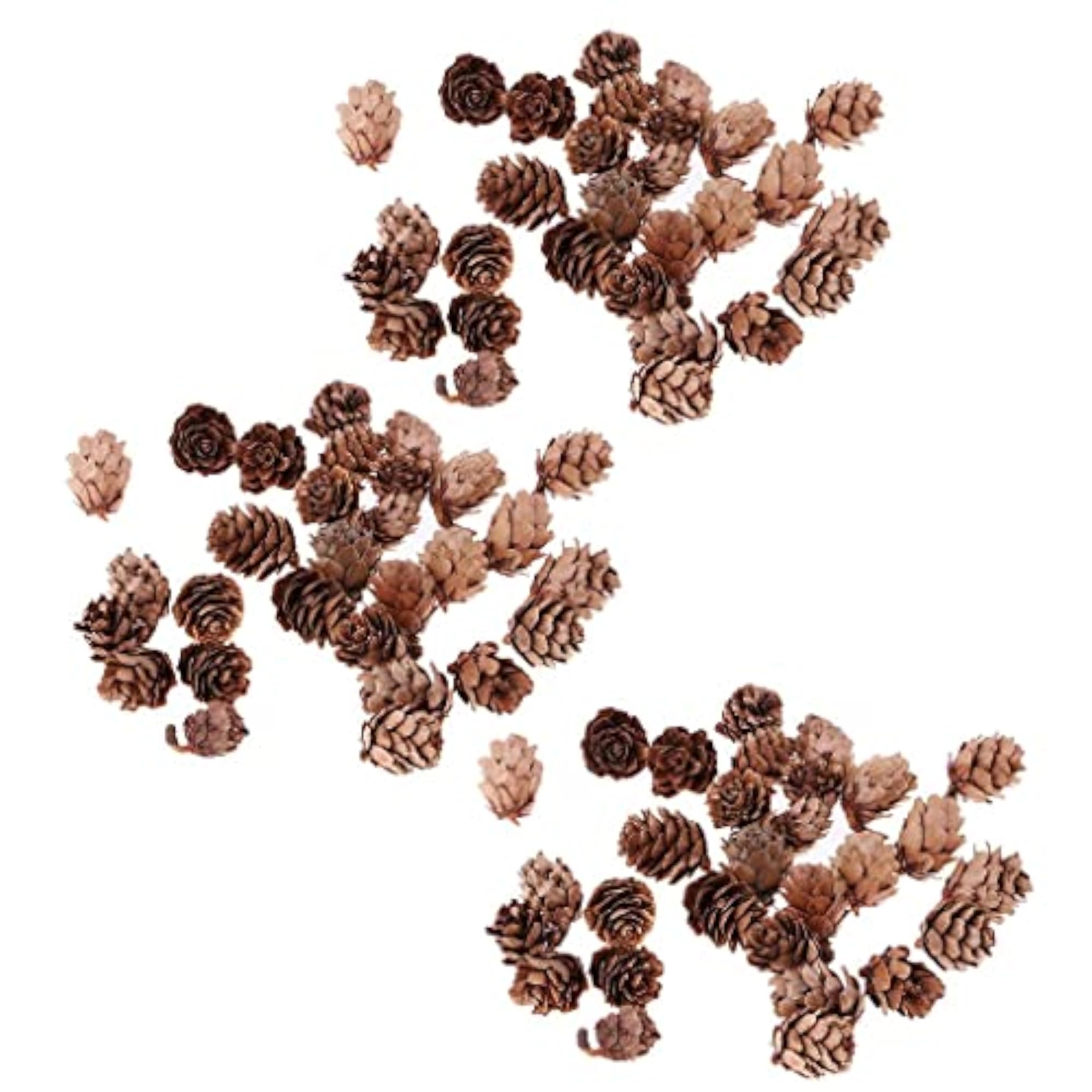 Natural Pine Cones, 90 Pieces for Christmas Decor