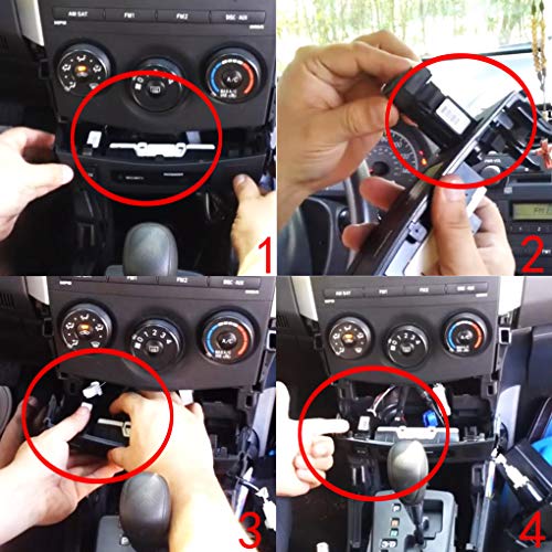 Aux Port For Toyota Part Number 86190-02010 Car Radio Repair Parts Audio Input Jack Kit Auxiliary Replacement Adapter For Corolla Tundra Camry Rav4 Tacoma Highlander Sienna Matrix Venza 2007-2015 #TOP3