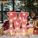 Pooqla LED Marquee Letter Lights, Light Up Pink Letters Glitter Alphabet Letter Sign Battery Powered for Night Light Birthday Party Wedding Girls Gifts Home Bar Christmas Decoration, Pink Letter A