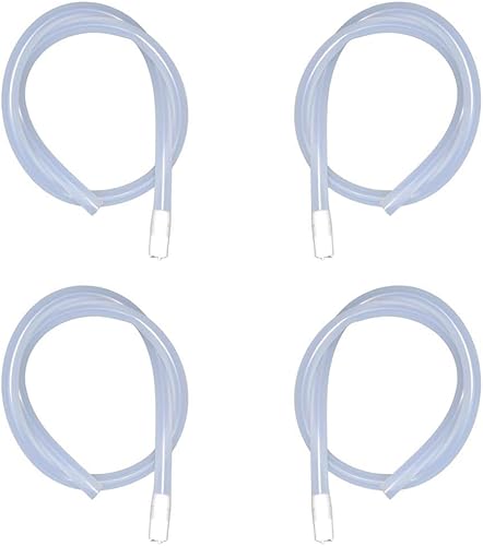 Momo Lifestyle Manguera de tubo de silicona, dispensador automático de agua, botella de 5 galones, de repuesto, sin BPA, paquete de 4 (4 unidades)