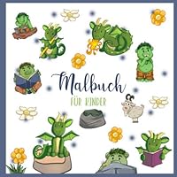 Malbuch F?r Kinder : Lustige Trolle und S??e Drachen * Ausmalbuch F?r Jungen und M?dchen Ab 3 Jahre * Oster-Motive Zum Ausmalen Mit Buntstiften Oder Filzstiften 1653374616 Book Cover