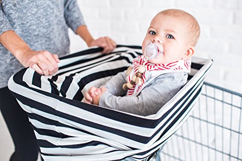 Image of Copper Pearl Nursing Cover for Breastfeeding - Multi-Use Baby Car Seat Canopy, Stroller Shade & Breast Feeding Wrap for Women, Stretchy Breathable Carseat Shawl for Boy or Girl, Everest