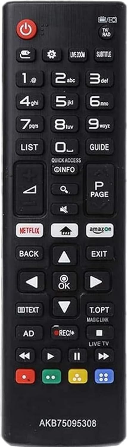 LG TV Remote Control for TV Replacement | Universal Remote Control for TV L G Replacement Works with All L G Smart TVs (LCD, LED, OLED, UHD, 4K) LG Remote 308 – Universal TV Remote