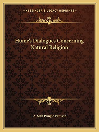 Hume's Dialogues Concerning Natural Religion
