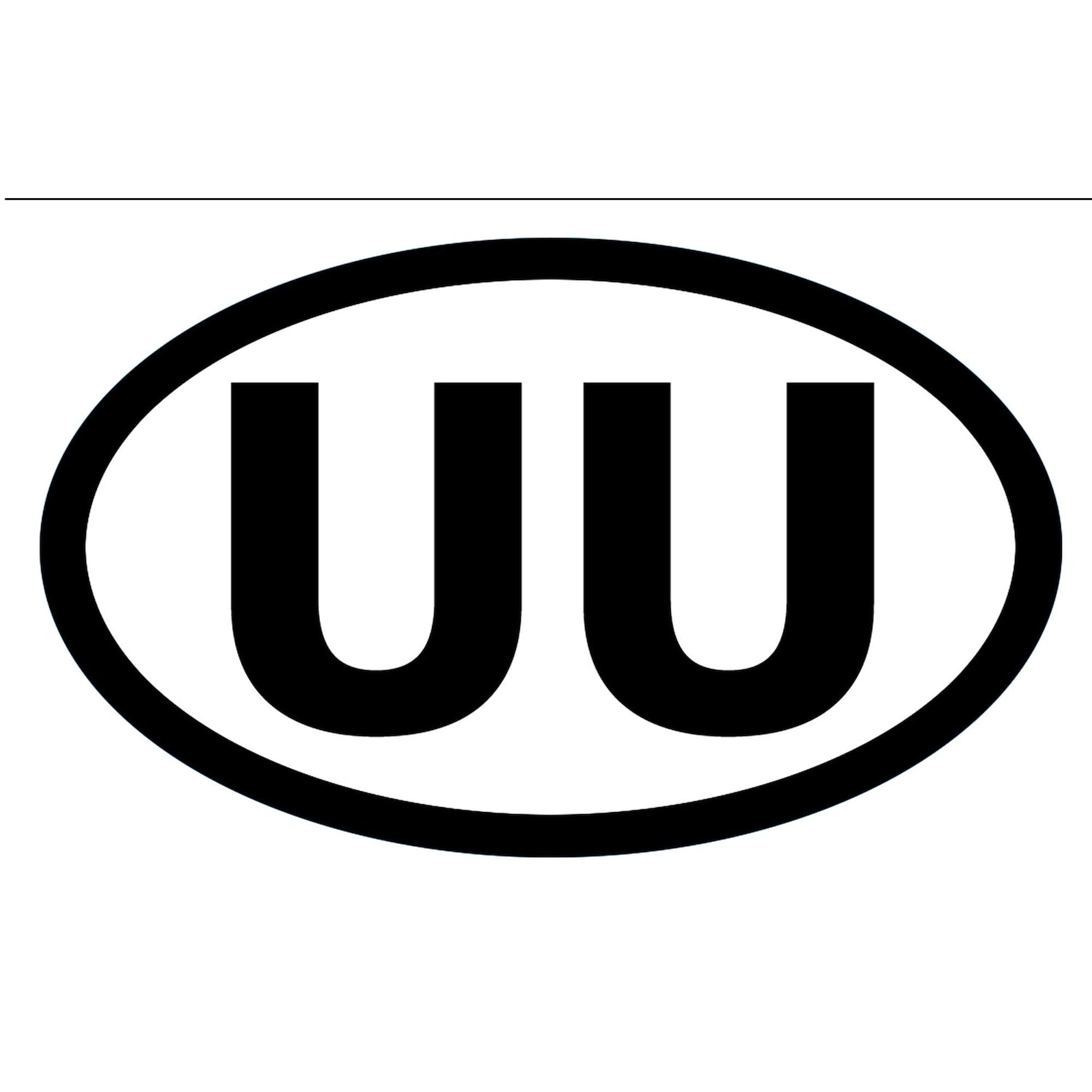 CafePress Basic UU Bumper Oval Car Bumper Sticker