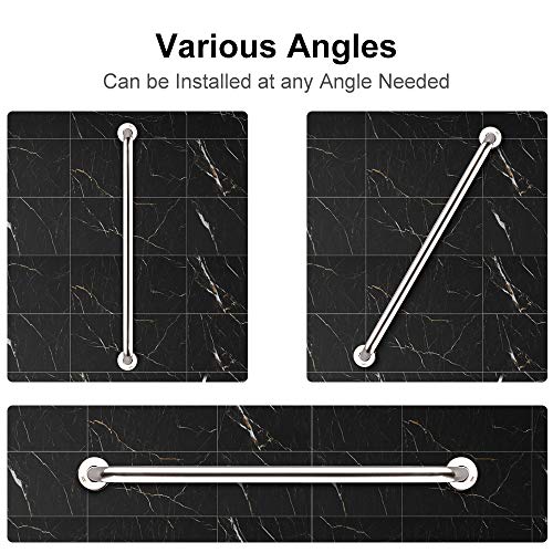 Supregear Bathroom Grab Bar, 24 Inch 304 Stainless Steel Bathroom Safety Grab Bars Balance Grab Bar In Chrome For Bathtub Shower Toilet Kitchen Bedroom, Concealed Screw Wall Mounted #TOP2