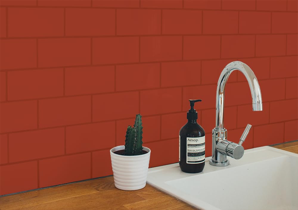 Pintura de poliuretano con aspecto de terciopelo Aqua para azulejos de pared y loza, 34 colores, 750 ml, 7,5 m2