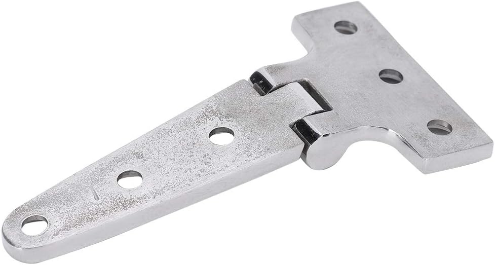 316 Stainless Steel Mirror Polished T Shape Ship Accessories Hinge for Cabinet Doors Garden Gates Marine Boat Cabin Yacht 3 Sizes