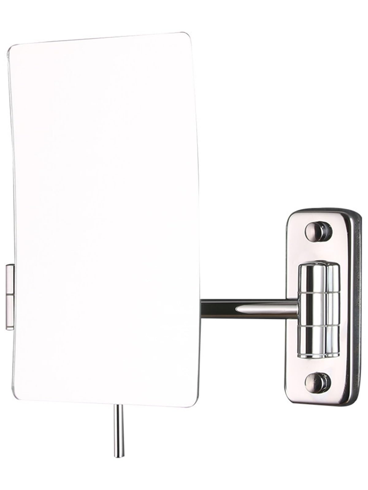 KTMBOHU Bathroom Mirror No Punching Folding Mirror Rectangular Single Side Magnification Bathroom Mirror 3 Times