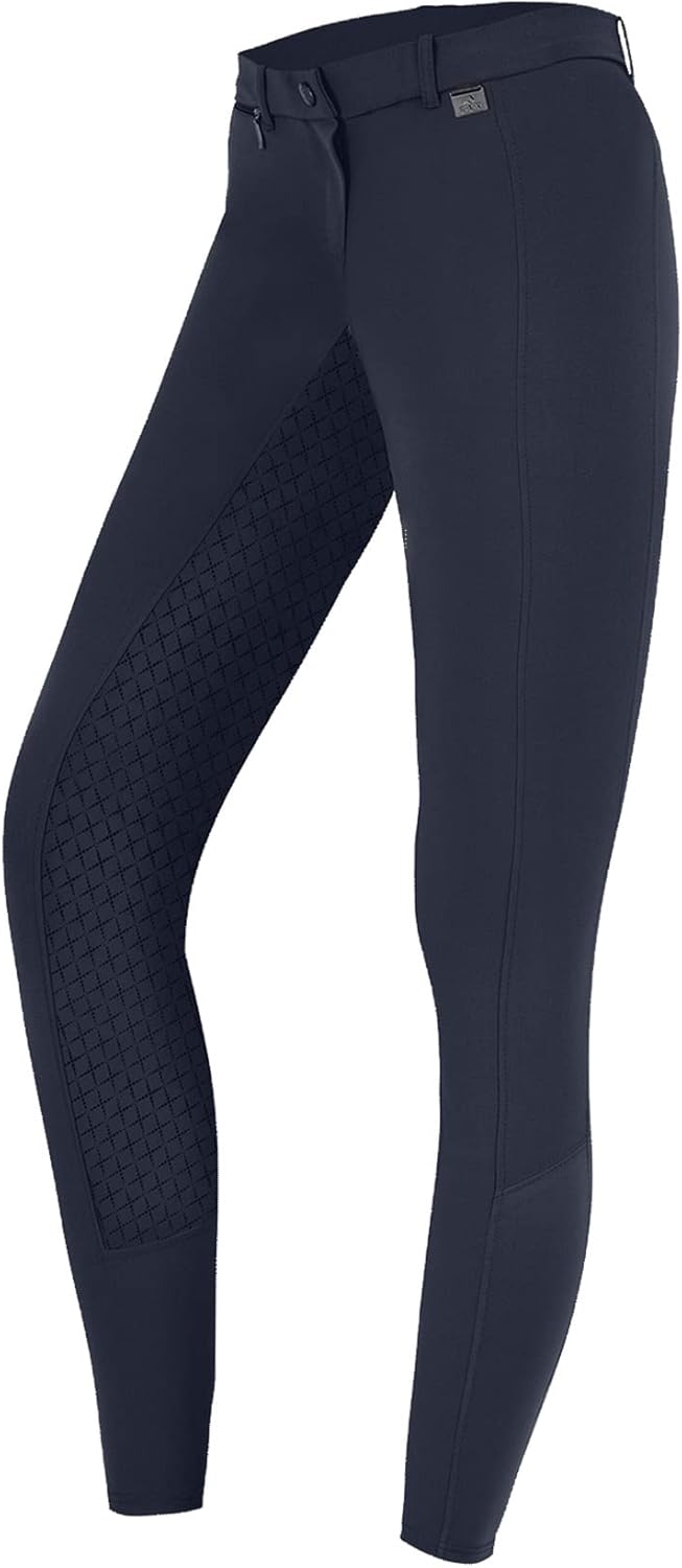 Pantaloni Da Equitazione Waldhausen Micro Sport In Silicone - Vita Media E Gamba Skinny - Foto 13