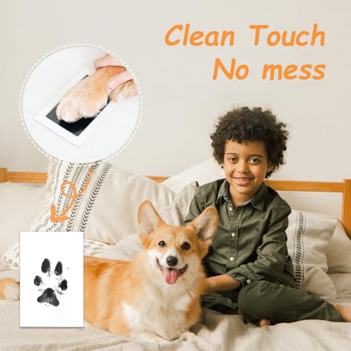 image for DeerZone Inkless Paw Print Kit,Dog Paw Print Kit,Dog Nose Print Kit,Cl