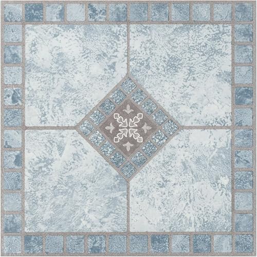 Achim Imports VFT940POVR Home Furnishings Portfolio 12x12 2.0mm Self Adhesive