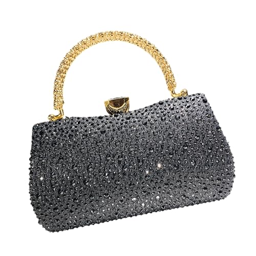 Sac de soirée scintillant pochette strass mariage sac bandoulière tendance