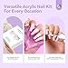 SAVILAND Acrylic Nail Kit with Drill: Professional Salon Nails Kit with Everything Acrylic Powder and Liquid Set Nail Brush Forms Top Gel & Manicure Tools Kit for DIY Extension Carving Home Use
