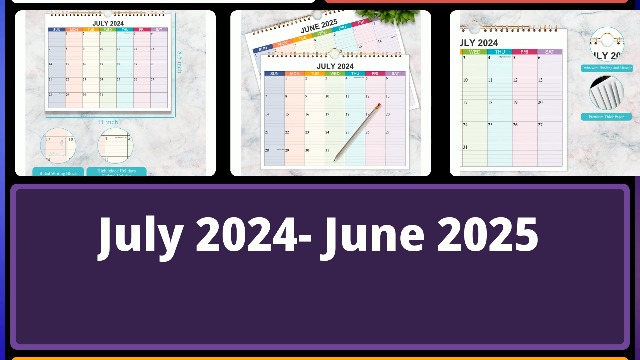 Amazon.com: 2024-2025 Calendar - Wall Calendar 2024-2025