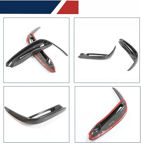 Miniatura 4 de Cubierta de la luz antiniebla del parachoques delantero de fibra de carbono para Mercedes Benz V Clase V220d V250 Van 4 puertas 2016-2018 Divisor