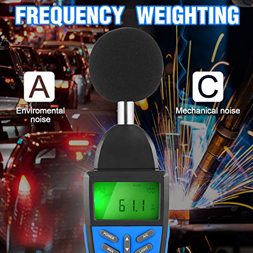 INFURIDER Fonometro Digitale,Strumento di
