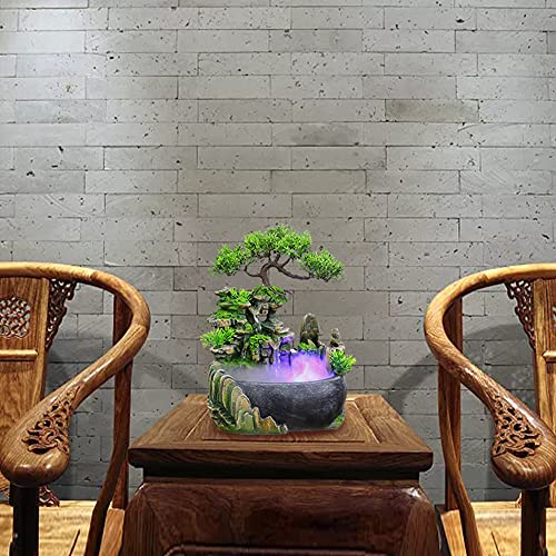 Iayokocc 16297957360473 Tabletop Fountain, Atomizing Desktop Humidifier thumb #5
