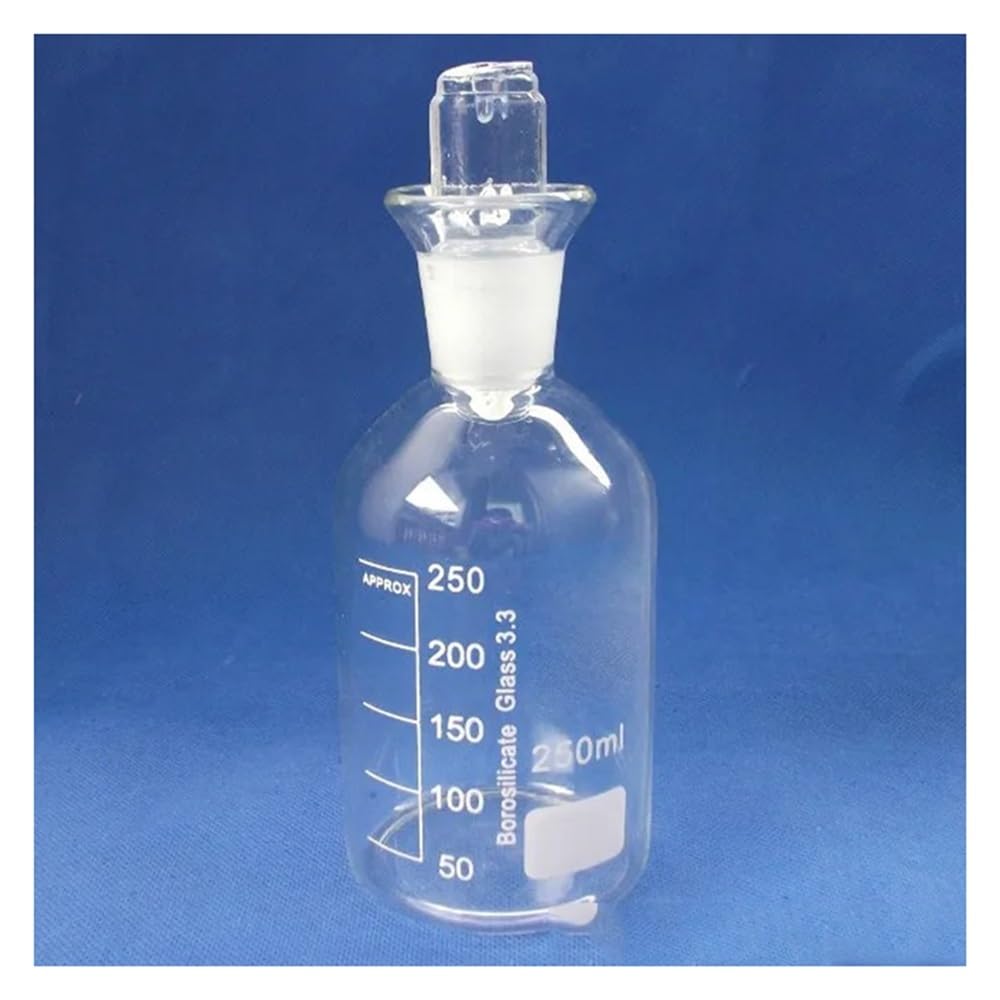 Sprzęt i materiały laboratoryjne Zestaw 4 butelek rozpuszczonych szkła 250 ml do użytku laboratoryjnego