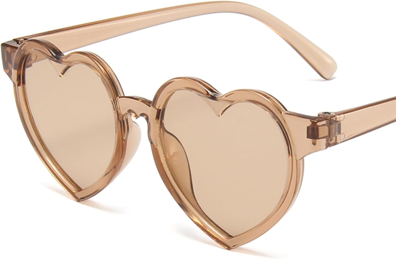 WZWLKJ Girls heart Shaped Sunglasses UV 400 Protection Kids Love Heart Sunglasses Outdoor Beach Holiday Age 3-10 Years