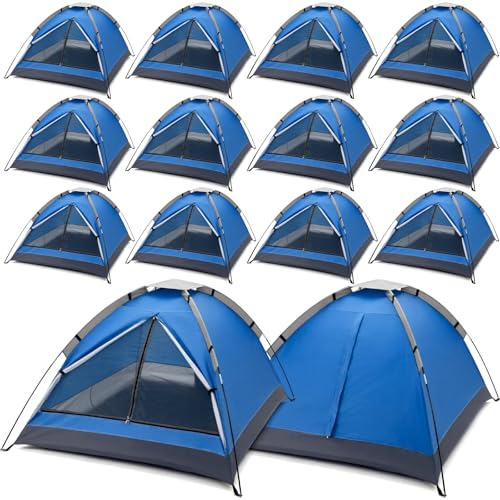 Woanger 12 Pack Bulk 2 Person Camping Tents for Homeless...
