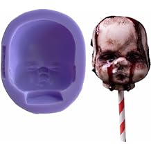 Oh! Sweet Art Horror Baby Doll Face Silicone Mold Halloween Creepy Cake & Fondant Mold