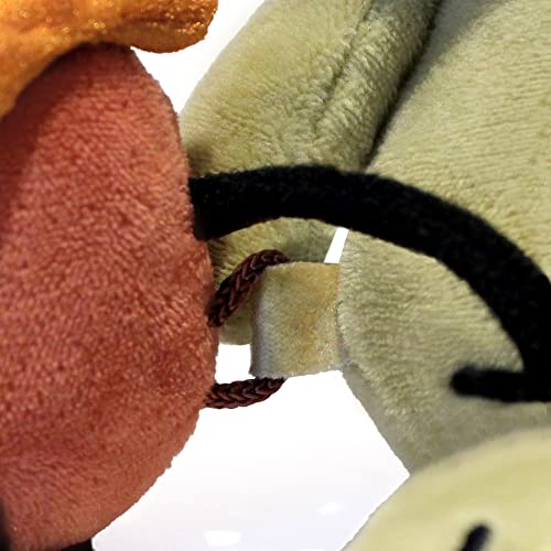 Image of YOTTOY Mo Willems' Collection /Zoom Squirrel & Acorn Soft Stuffed Plush Toy Pair- 8 inch & 3 inch Sitting