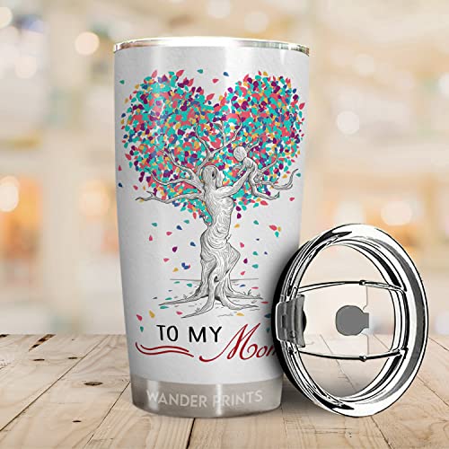 Wander Prints Gift For Mom, Gifts For Mother-In-Law, Step Mom, Grandma, Mother's Day, Birthday Gifts - It's Not Easy For Woman To Raise - Custom Tumbler, Travel Cup, Insulated 20Oz Cup #TOP1