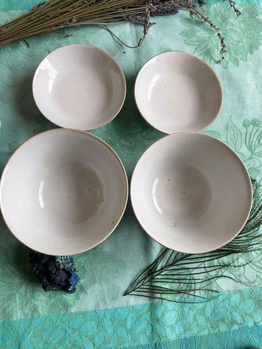 中国 呉須染付 花草昆虫文 茶碗 仕覆・時代箱付 C 9454 茶碗 仕覆」の