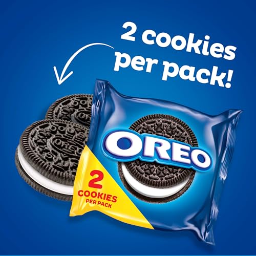 Image of OREO Chocolate Sandwich Cookies, 60 Snack Packs (2 Cookies Per Pack) | Always made with Real Cocoa, Certified Kosher, Individually Wrapped