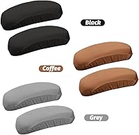 Vista 5 de 1 par de fundas elásticas para sillas de computadora, fundas suaves para sillas de escritorio, protectores de muebles para oficina, escritorio