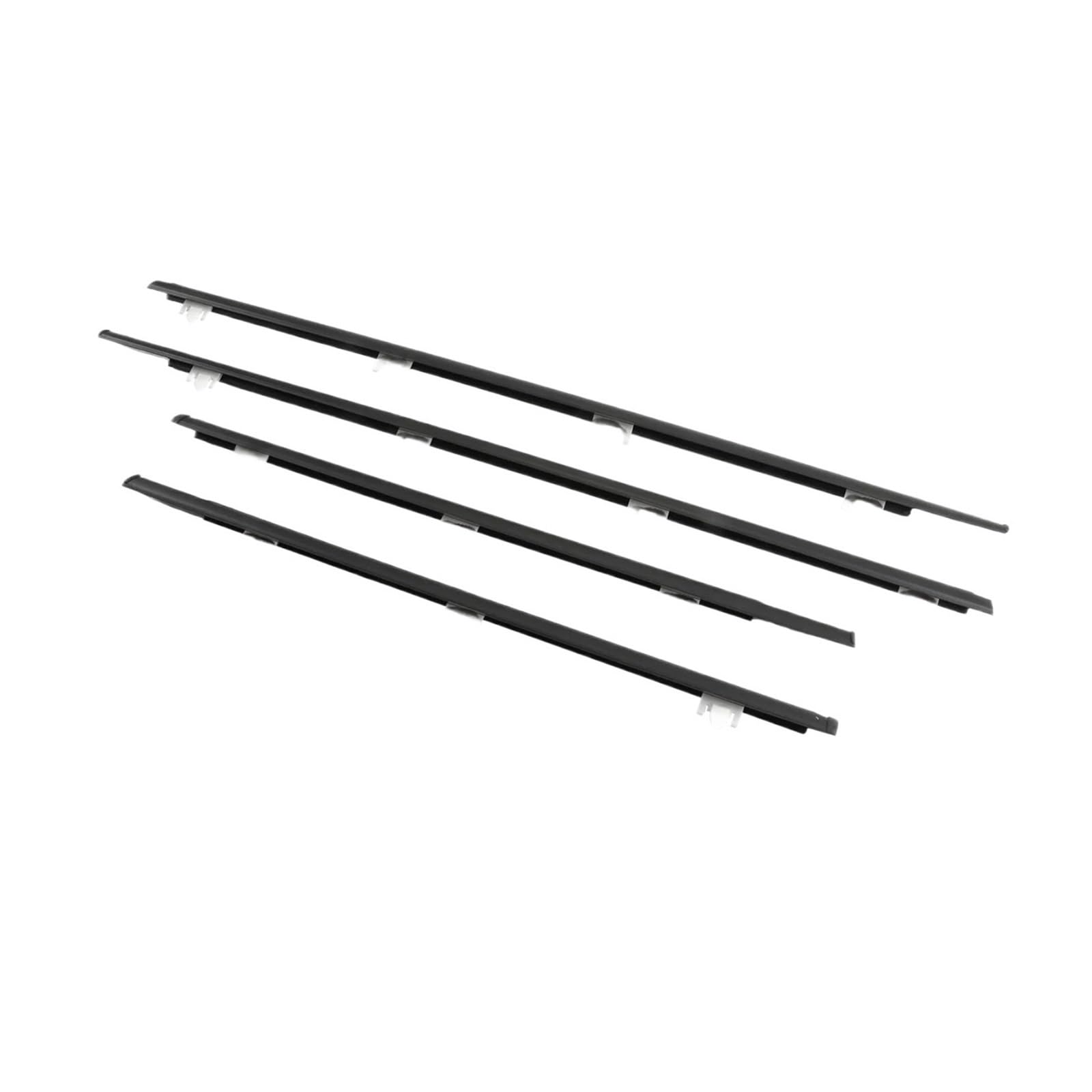 Car Window Weatherstrip 4PCS Outer Door Windows Rubber Compatible with 91-94 Hatchback Pressure Sealingstrip 80820-50Y01