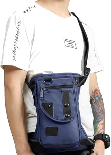 Miniatura 4 de Bolsa táctica militar impermeable para la pierna, para motocicleta, bicicleta, multifuncional, para el muslo, senderismo, viajes, pesca, cintura