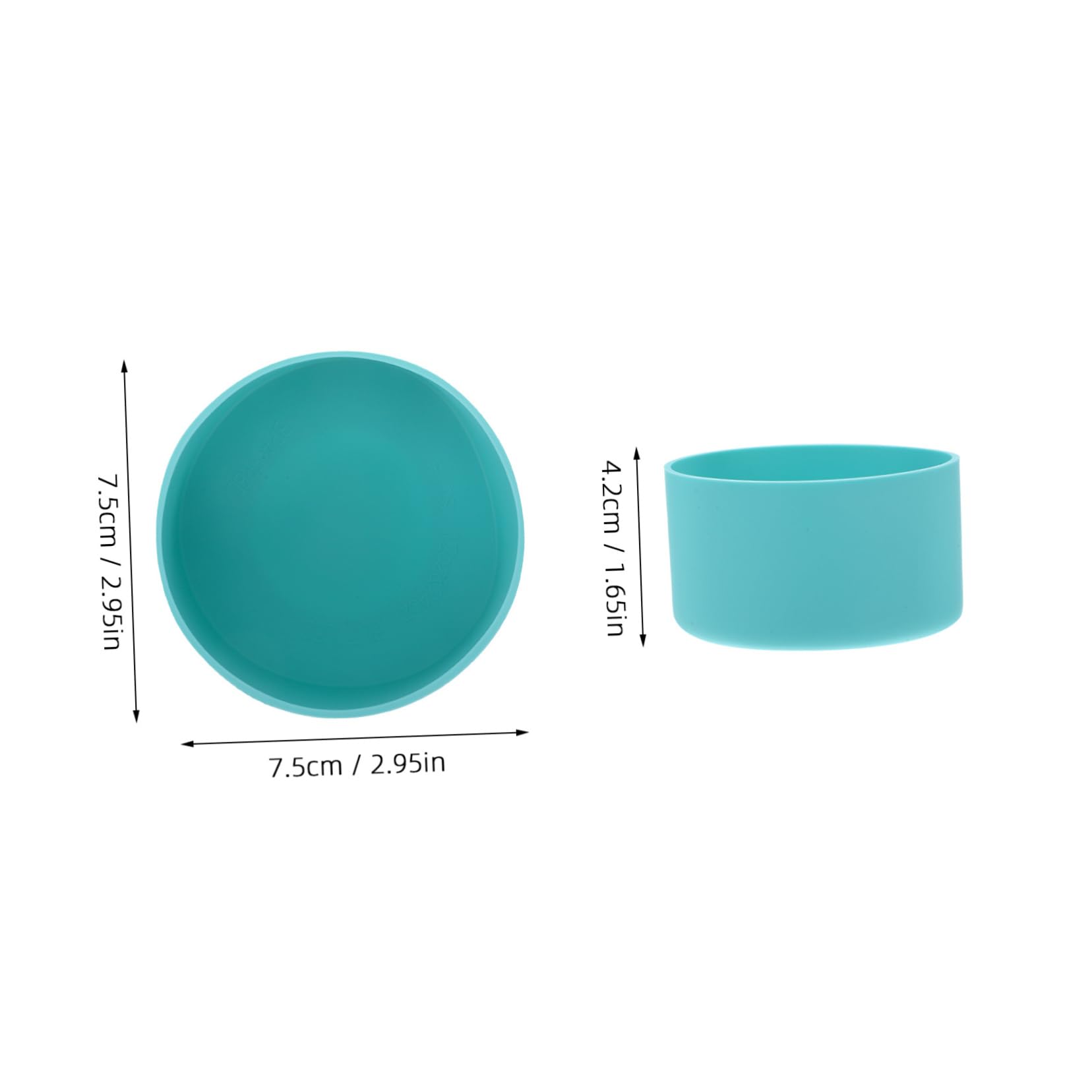 20 Piezas De Funda De Silicona Para Botella De Agua Funda De Botella De Silicona Bota De Para a De Agua Protector De Fondo De a De Cubierta De
