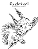 Scoiattoli Libro da Colorare per Adulti 1 (Italian Edition)