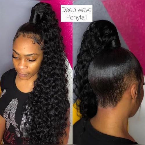 Cola de caballo rizada para transformar el cabello fino en una melena con ondas profundas 6