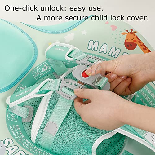 2023 New Mambobaby Add Tail Never Flip Over Non-Inflatable Baby Swim Float Pearl Foam Solid Water Floats Smart Swim Trainer Infant Pool Float Swim Ring With Sun Canopy #TOP6