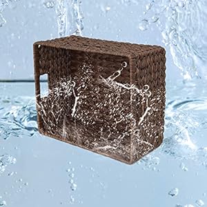 Granny says large wicker basket decorative woven basket for storage waterproof storage basket organizer wicker storage basket for organizing brown basket 1 pack  urban country home decor