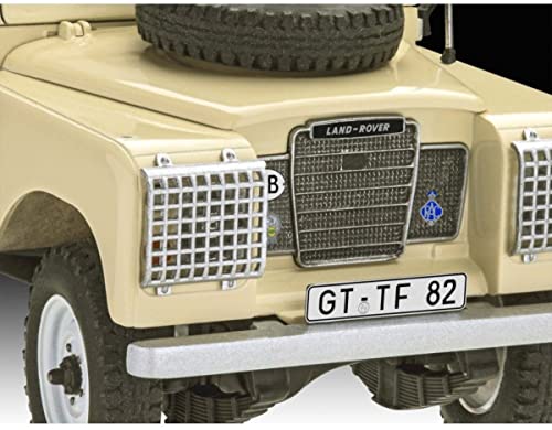 Revell Modellbausatz I Land Rover Series III LWB 109 I Detailreicher Level 3 Fahrzeug Bausatz I 174 Teile I Ma&szlig;stab 1:24 I f&uuml;r Kinder und Erwachsene ab 10 Jahren