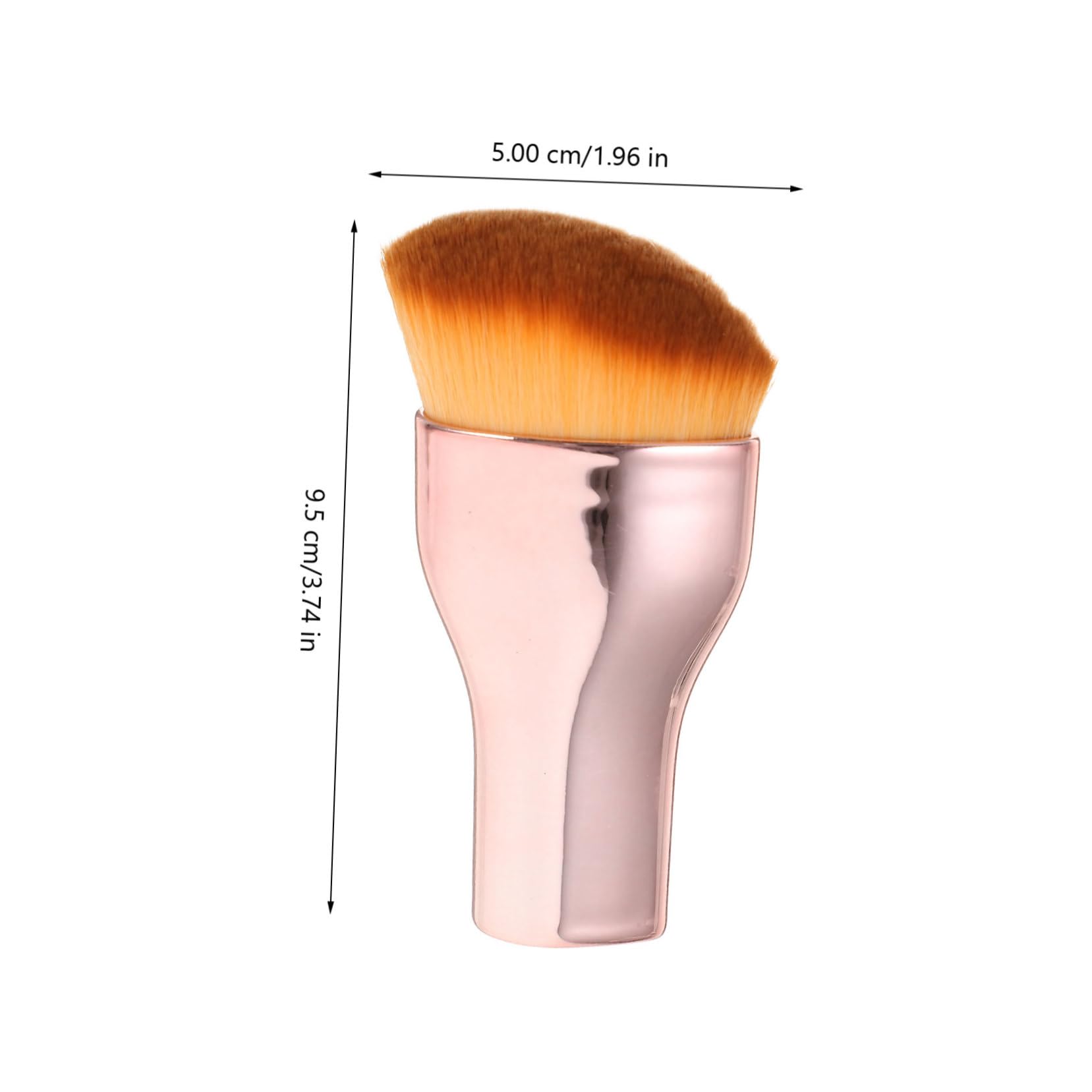 minkissy Makeup Brush for Women Precision Foundation Brush Portable for Foundation Liquid Soft Bristles