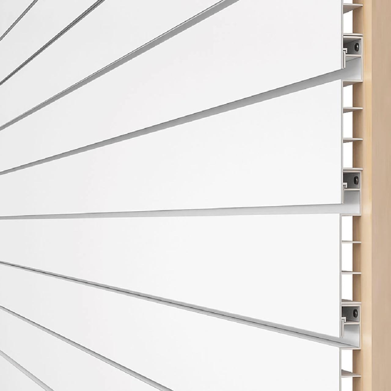 Proslat 33733K PVC The Complete Slatwall Bundle, Grey