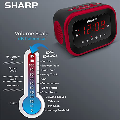Sharp SPC657AJAMZ Big Bang Super Loud Alarm Clock thumb #3