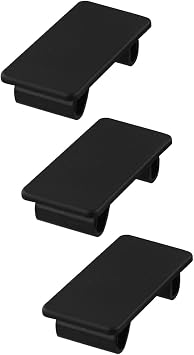 Besttoolifes 3pcs Rocker Switch Holder Blanking Plate for ARB and Narva, Black ABS Plastic, 4.8 x 2.4 x 1.2 cm, Compatible with Standard Automotive Interior Sw