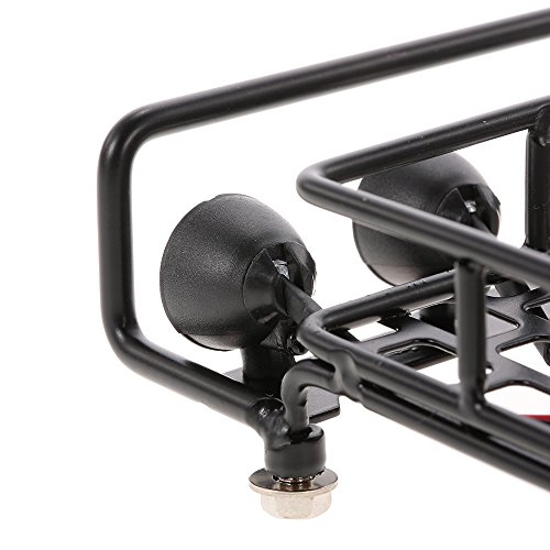 OWSOO Rack de bagageiro com Barra de Luz para 1/10 RC Crawler Axial SCX10 D90 110 Traxxas TRX-4 Tami